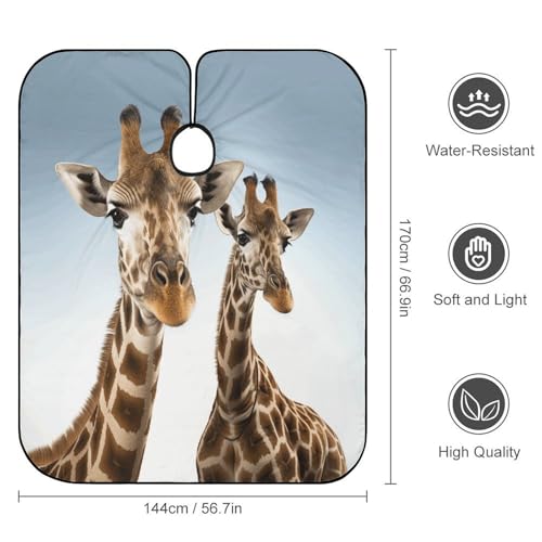 Capa de corte para cabello ajustable 66.9x56.7 pulgadas miniatura 2