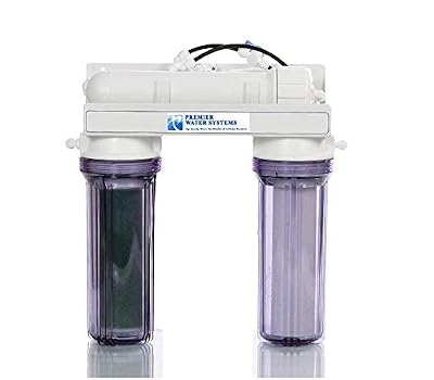 Premier RODI Aquarium Reef Reverse Osmosis Pure 0 PPM RO/DI Water Filter System 100 GPD | Made in The USA
