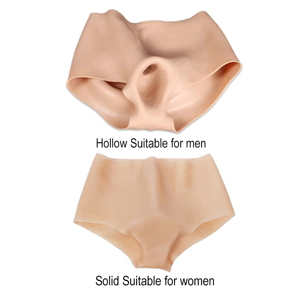 Dildo in silicone cavo Pantaloni per uomo Maschio Super realistico pene flessibile Giocattolo per adulti Plug anale Spot Dildo Pantaloncini Intimo uomo/Large / #2