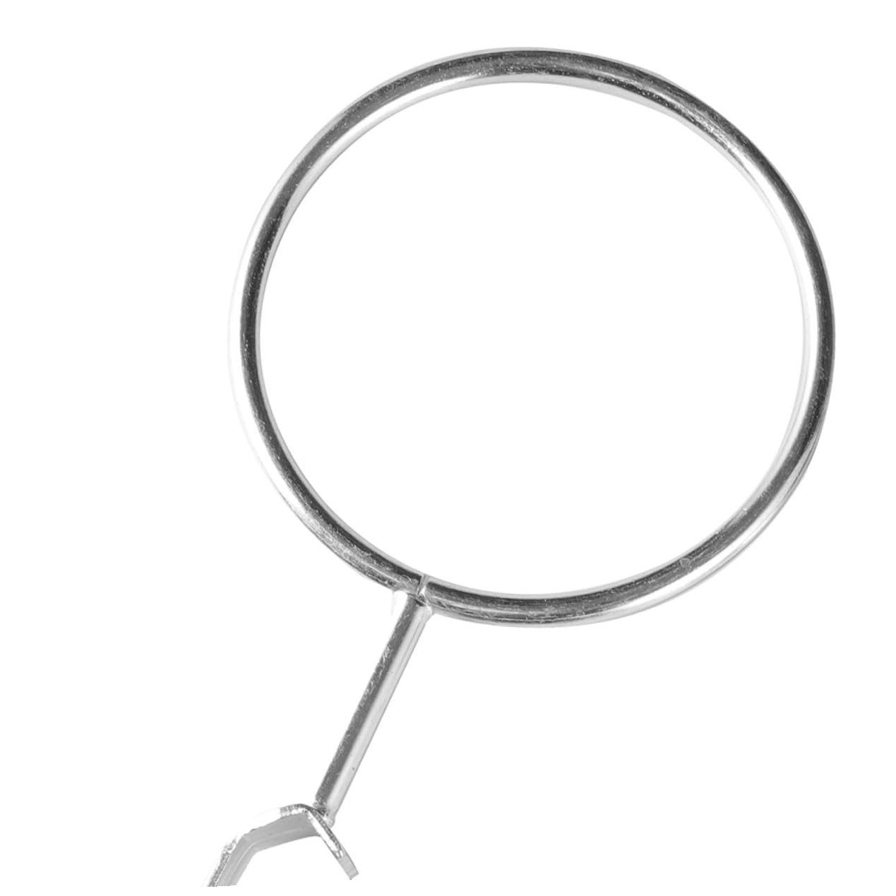 6pcs Laboratory Ring Stand with Base and Iron Rings Multifunctional Retort Clamp for Test Tubes and Beakers Stable Chemistry Lab Support for Educational and Research Use