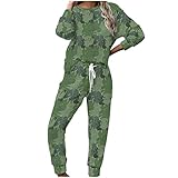Características: conjunto de pijama de manga larga. Camisetas de cuello redondo y pantalones largos con 2 bolsillos laterales/cintura elástica con cordón.