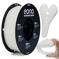 Eono – EONO TPU Filament 1,75mm 85A Weiß – Extra Weiches & Flexible