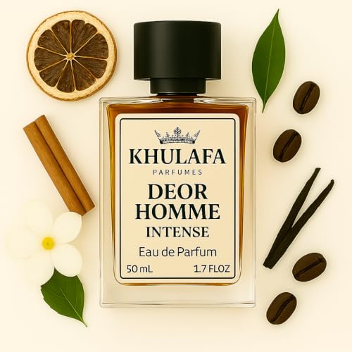 Image of Deor Homme Intense Inspired Perfume for Men | Rich Iris, Amber & Vetiver Notes | Long-Lasting Luxury Fragrance | Ideal for Formal, Romantic Date | Gift for Him | 50ML