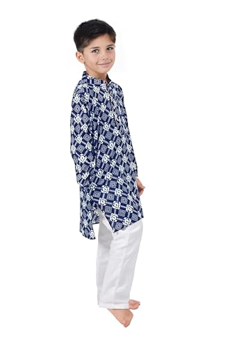 Image of Chandrakala Kids Kurta Bottom Set for Boys (KK118-P)