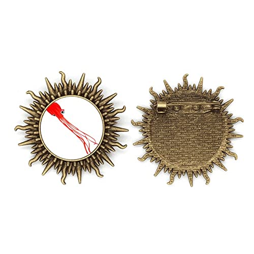 Broche pieuvre en métal de tradition chinoise, le cadeau symbolique idéal chargé d'histoire