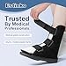 Estinko AFO Foot Drop Brace, Foot Drop Brace for Walking Drop Foot Brace Adjustable ALS, TBI, MS, Diabetes Stroke (Black, Small)