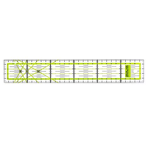 Règles pour patchwork robustes et transparentes en lot de 5 pour tracé net - 4