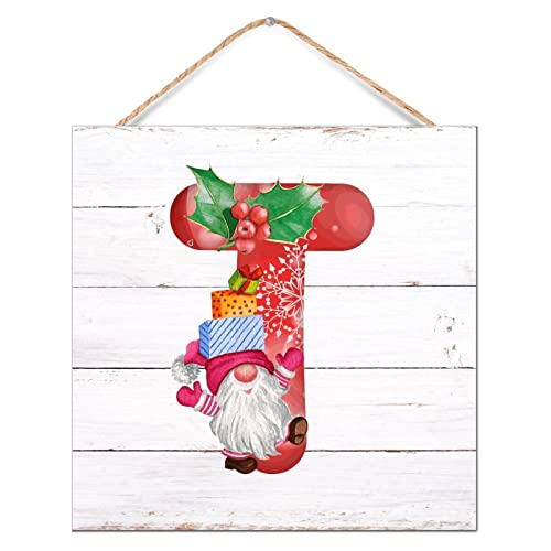 Décoration murale bois Père Noël lettre T pour rompre la monotonie de vos murs intérieurs