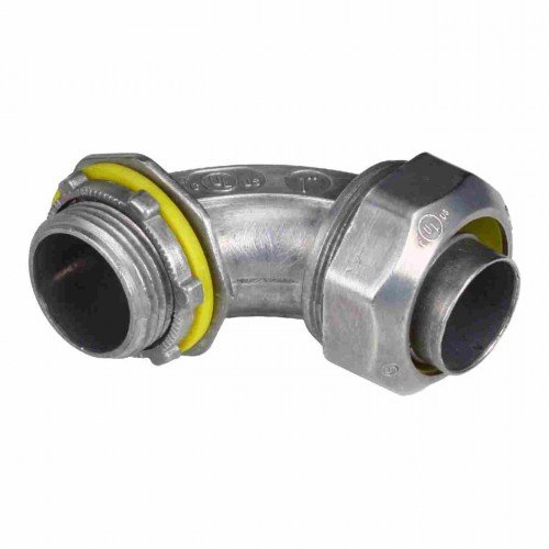 Connecteur etanche 3/8 gaine souple LT90-38 raccord coude 90 degres