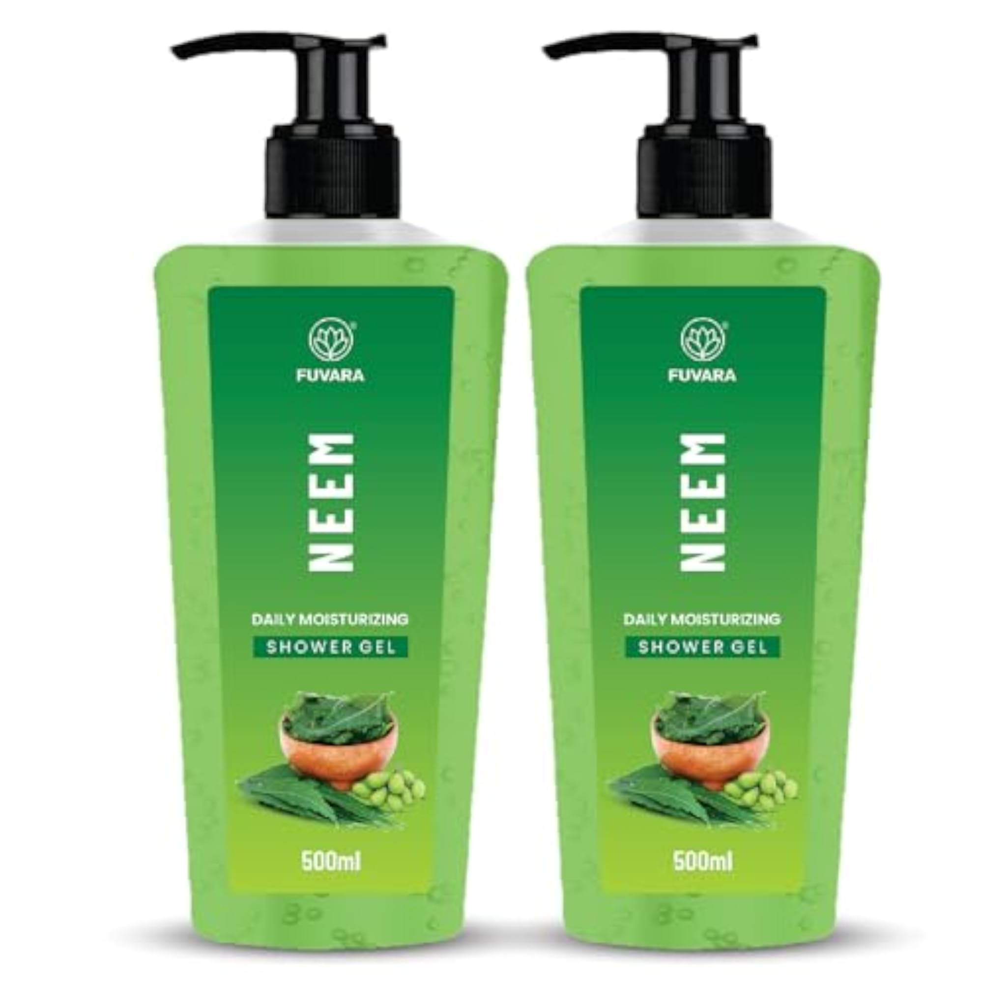 Neem Body Wash 500Ml, Pack 2, Nourishing & Moisturizing
