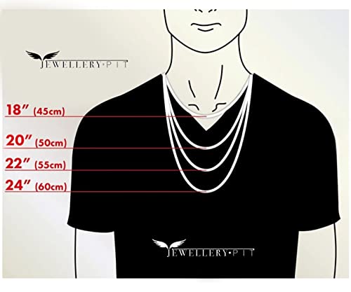 Collier de chèvre en argent massif de style gothique et biker pour homme
