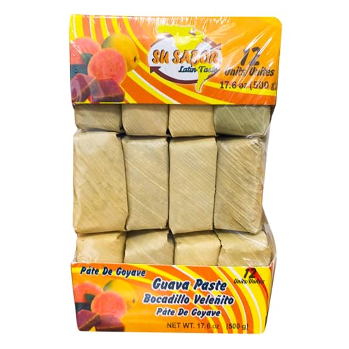 SU SABOR Guava Paste/Bocadillo Veleñito/12 unidades 17,6 oz/500 gr