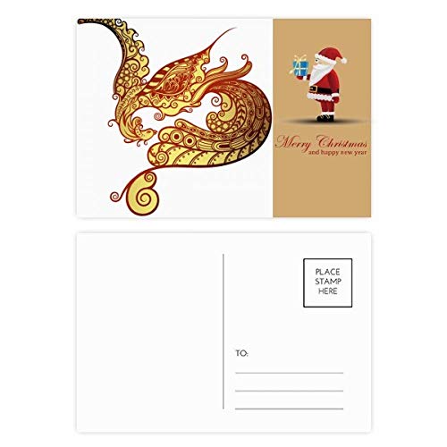 Cartes postales phénix lot de 20 illustrations colorées format standard