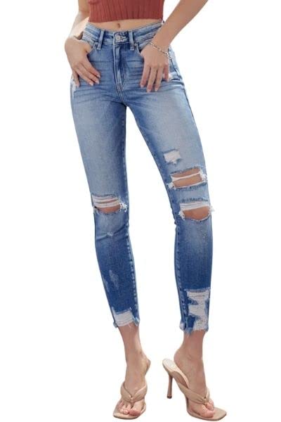 KANCAN High Rise Ankle Skinny Jeans KC9130M2