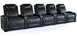 Valencia Oslo XL Home Theater Seating | Premium Top Grain Italian Nappa 11000 Leather, Power Headres