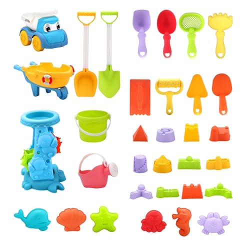 Jeux de plage accessoires de sable coffret 30 pièces pour l'été