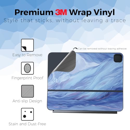 Keyboard Skin Compatible with Apple Magic Keyboard for iPad Pro 13" (M5) 2025 - Imaginary - Premium 3M Vinyl Protective Wrap Decal Cover - Easy to Apply | Crafted in The USA by MightySkins by Vision Signs & Graphics - Image 2