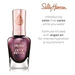 Sally Hansen Color Therapy Nail Polish | Biotin, Argan Oil, Long Lasting, Healthy Nails, Nail Strengthener, Semi-Opaque | 200 Powder Room | Soft Nude Nail Color - Image 4