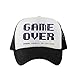 CHEMAGLIETTE! Cappellino Uomo Donna Berretto Cappello con Visiera Trucker Stampa Game Over
