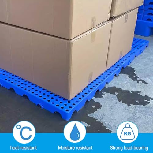 Pallet di plastica per stoccaggio del seminterrato, pallet annidabile impermeabile leggero per il garage ed il supermercato.