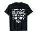 I Listen To Metal With My Daddy Baby Kids Heavy Metal Rock T-Shirt
