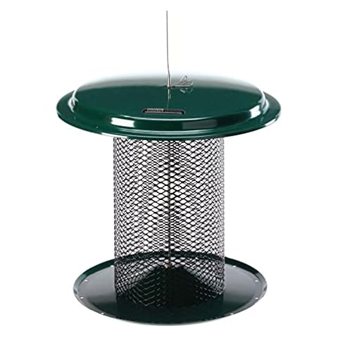 Birds Choice XCD72 Magnet Mesh Sunflower Feeder, Steel Sunflower Feeder w/ Hanging Cable, 5 Quarts, Green Cover