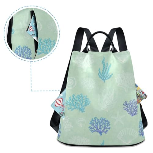Sac à dos vert turquoise : protégez vos affaires avec le zip de sécurité