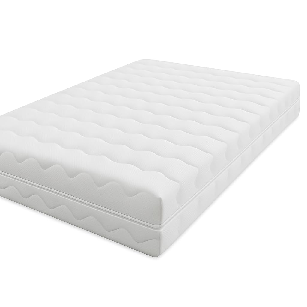 G BETTWARENSHOP – Ersatz Matratzenbezug – waschbarer Matratzenschoner mit Reißverschluss – Allergiker geeignet – Doppeltuch Bezug versteppt 90x200 cm, 20 cm Kernhöhe