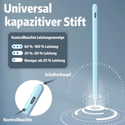 Lápiz digital para evitar trazos imprecisos en tabletas Android y Fire Max 11 3