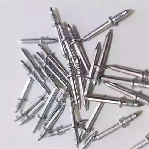 Clavos para zócalo con doble cabeza oculta 400 piezas para instalación sin marcas miniatura 3