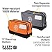 Klein Tools 55579 Zipper Tool Pouch Set, Dual Compartments, Heavy-Duty 10 x 6-Inch and 12 x 7-Inch Bags, Multipurpose Organizer for Tools and Crafts, 2-Pack