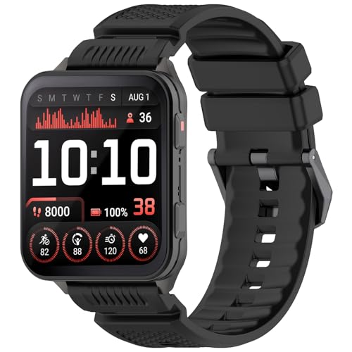 Correa Ajustable de Silicona para Garmin Venu X1 24mm Negra miniatura 2