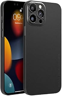 memumi Case for iPhone 13 PRO Max, Ultra Slim 0.3 mm Case for iPhone 13 PRO Max, Matte Finish Extra Thin Case, Anti-Scratch and Fingerprint Resistant Case -Black (6.7 '' 2021)