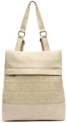 MISAKO Raffia Fashion Casual Backpack - Fashion Spring Summer, Ti...