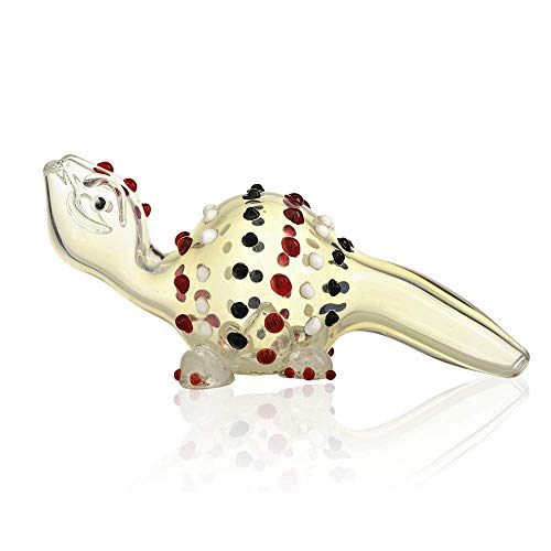 Hand Device Dino with a Carb 5.5 inch Silver Fumed