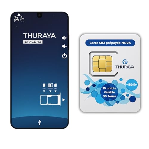 OSAT Téléphone Satellite Thuraya One | Double Mode GSM et Satellite | Écran AMOLED 6,67