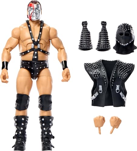 Mattel WWE Elite Action Figure & Accessories, Series #123 Set, 6-inch Collectible Demolition Ax with 25 Articulation Points & Swappable Hands