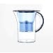 YUTGMasst Caraffa Filtrante per L'acqua da 2.8L- Carbone Attivo + Resina A Scambio Ionico,Tecnologia A Cinque Filtri,Rimuovere Le Impurità, Il Cloro, La Candeggina,Color Blu.