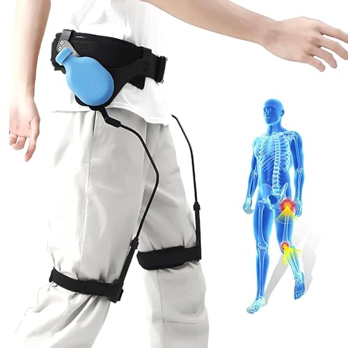 人間工学に基づいた電動歩行補助具、脳卒中/片麻痺リハビリトレーナー、30%の労力軽減、ハイキング時の移動サポート(ブルー S)