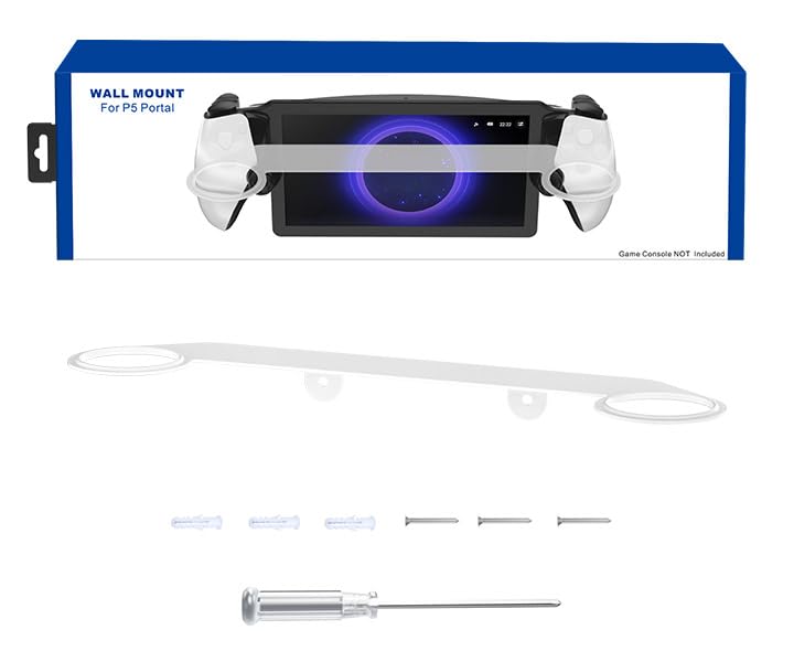New World Wall Mount Bracket Hanger for Sony PlayStation PS Portal ,Wall Mount for PS5 Portal Storage Bracket Holder Rack Accessories-image-19