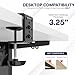 VIVO Heavy Duty Desk Clamp for Monitor Mount Desk Stand, No Scratch Universal Replacement C-clamp, Tabletop Surfaces up to 3.25 inches, Easy Install, Black, PT-SD-CP01A