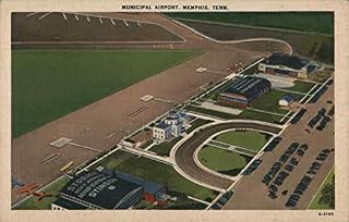 Municipal Airport Memphis, Tennessee TN Original Antique Postcard