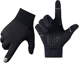 B-Forest Running Gloves for Women Men Winter Spring Cold Weather Walking, Outdoor Lightweight Anti-S