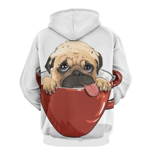 Sweatshirt pull rouge taille S pour résoudre le froid