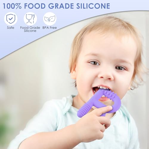 Image of ERKOON Sensory Chew Toys for Autistic Children, 4 Pack Silicone Chewy Tube Oral Motor Tools for Sensory Kids with Autism, Biting, ADHD, SPD, Chewies with Special Needs, Teething Sticks Toys