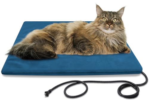 Pet Heating Pad for Dog Cat, 100% Waterproof Outdoor Cat Heating Pad, Multi-Sizes Outside Electric Heated Dog Bed Mat Blanket Puppy Senior Dog House Heater for Whelping Box