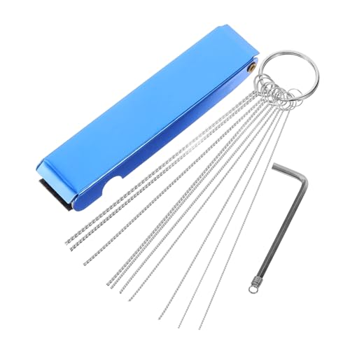 HAPINARY 1 Juego kit de limpieza de herramientas de limpieza herramienta conveniente enchufar llave inglesa auto agujas de limpieza de carburador herramienta limpiadora del acelerador