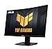 ASUS TUF Gaming 24” (23.6 inch viewable) Curved Monitor (VG24VQER) – FHD, 180Hz, 1ms, DCI-P3 90%, Extreme Low Motion Blur Sync, FreeSync, Shadow Boost, Eye Care, DisplayWidget Center, 3yr Warranty