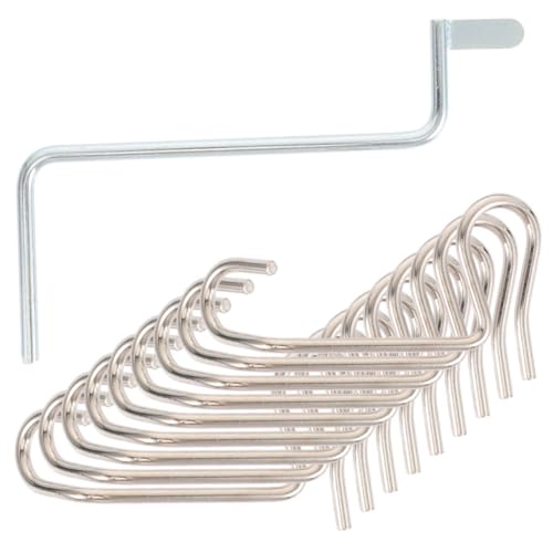 SUPVOX 1set Wire Tensioner Fence Tightener Tool Wrench Essential for All Fence Types Quick Repair Stainless Steel Fencing Maintenance