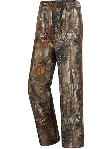 NEW VIEW Womens Camo Hunting Pants, Warm Fleece Lined Hunting Trousers, Lightweight Hunter Pants for Deer Duck Turkey Hunting